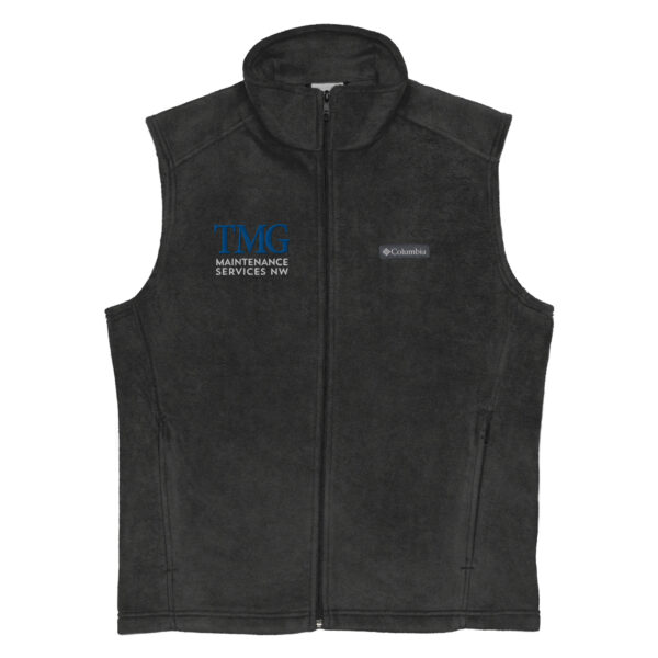 Men’s Embroidered Columbia Fleece Vest - Image 6