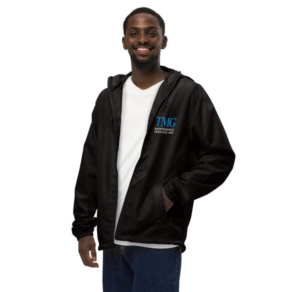 Embroidered Unisex Lightweight Zip-Up Windbreaker